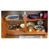 Plates, flatware, crockery bowl2 Shelf Lot
