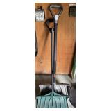 Two plastic shovels