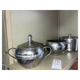 Irvinware mid-century chrome barware