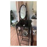 Wine Rack and Mirror
