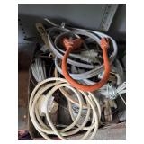 Lot of extension cords and misc cable
