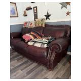 Faux leather couch 94 in *does NOT include