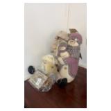 Snowman Doorstop