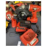 Black & Decker tool set - drill, circular saw and