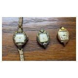 Lot of 3 Vintage Lady Watches