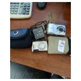 Camera lot Nikon Coolpix S01 and Fuji A220 (as