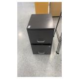 2 drawer metal file cabinet with lock . 14 x