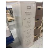 4 drawer gray filing cabinet only* 52 in by 29 i
