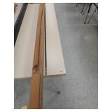 New projector screen in box