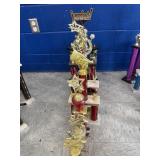 Lot of 7 cheer trophies