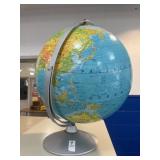 Tabletop world globe