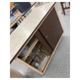 Portable cabinet/table on wheels 4 ft by 2 ft