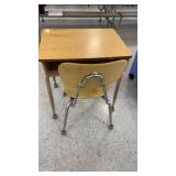 Childï¿½s school desk and chair