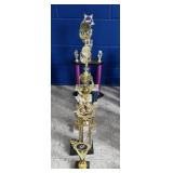Lot of 6 cheer trophies