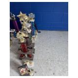 Lot of 8 cheer trophies