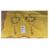 Monet crystal drop necklace & bracelet sets