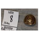 10k Somerset High School class ring 1948, ï¿½The