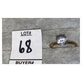 Undetermined mark Solitaire ring ( not diamond)