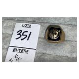 10k gold 1951 Service logo ring