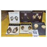 Clip earrings: Anne Klein Trifari Napier Liz