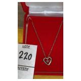 925 sterling ï¿½Heart in Motionï¿½ movement pendant