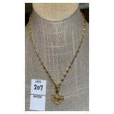 Danecraft 925 Italy chain & 925 heart pendant