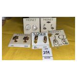 Monet Napier & Trifari clip earrings