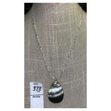 925 sterling Italy mother-of-pearl necklace