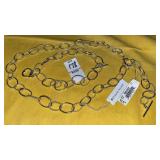 Etienne Aigner chain necklace & choker