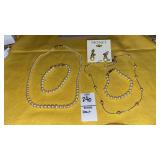 Monet: pearl necklaces & bracelets earrings