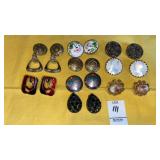 (10) pairs vintage clip earrings
