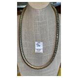 Whiting & Davis mesh rope necklace