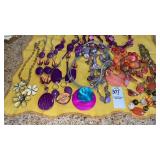 Robert Rose daisy necklace & bright fashion