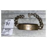 Sterling silver ID bracelet