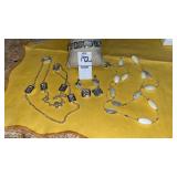 Silvertone 3-pc set, Liz Claiborne bead necklace