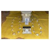 Napier (2) necklaces, stretch bracelet & clip