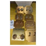 Monet clip earrings