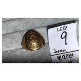 10k Somerset High School class ring, date is
