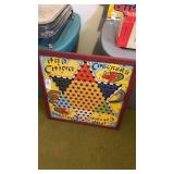 Vintage Hop Ching Chinese checkers game board