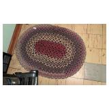 2 Braided Rag rugs