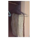 Vintage crochet lace white tablecloth