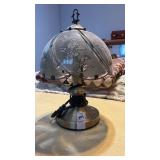 Vintage 1980s 6-section curved glass touch table