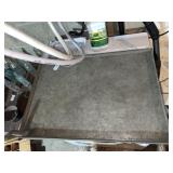 Vintage galvanized metal stovetop corn dryer pan