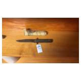 Vintage fixed blade utility knife