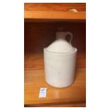 Vintage glazed stoneware shoulder jug