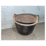 Vintage small cast iron pot