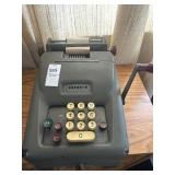 Vintage manual adding machine with Hayï¿½s Office