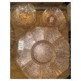 Vintage pink depression glass ï¿½ American