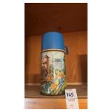 Vintage 1962 Pets and Pals Metal thermos