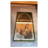 Vintage promotional advertising mirror from the